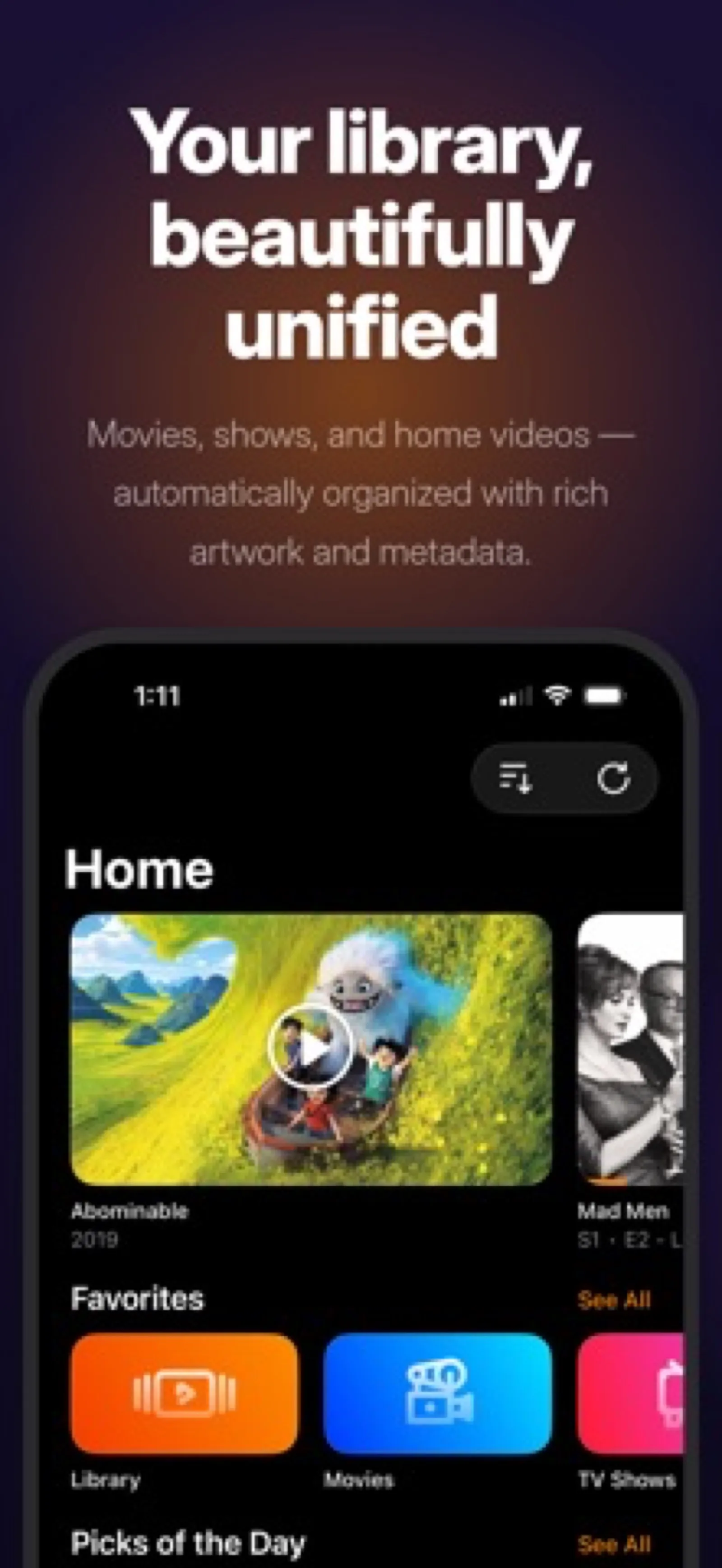 Infuse screenshot 1 of 4