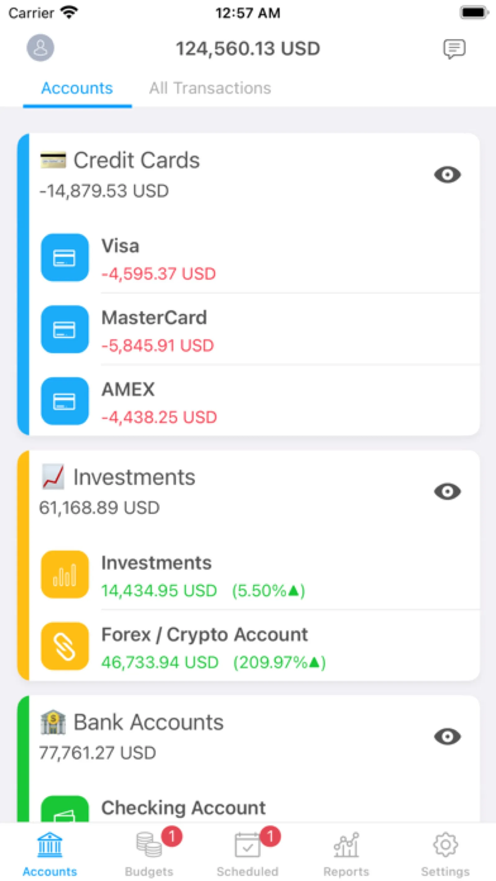 MoneyWiz screenshot 1 of 4