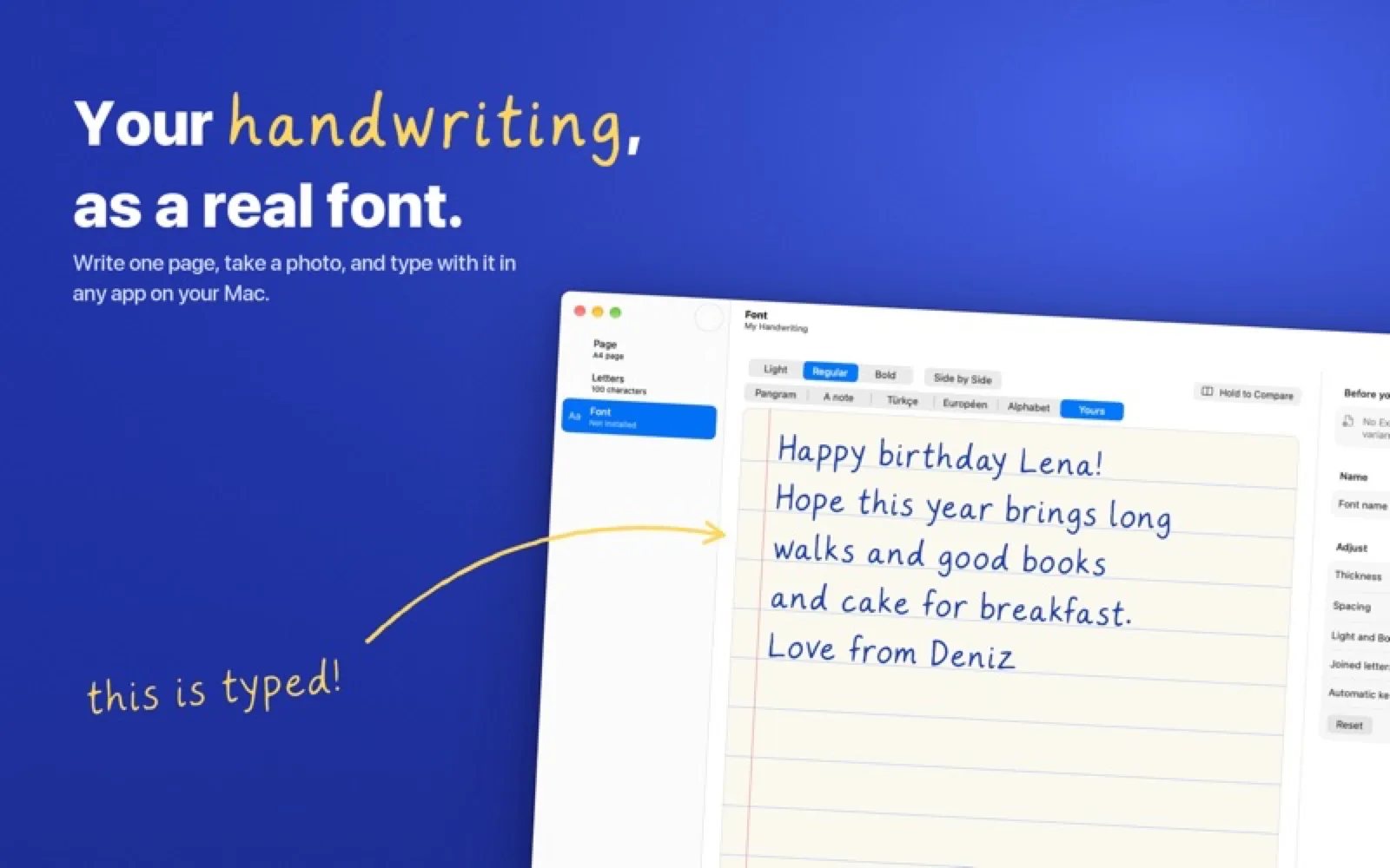 Penfont screenshot 1 of 4