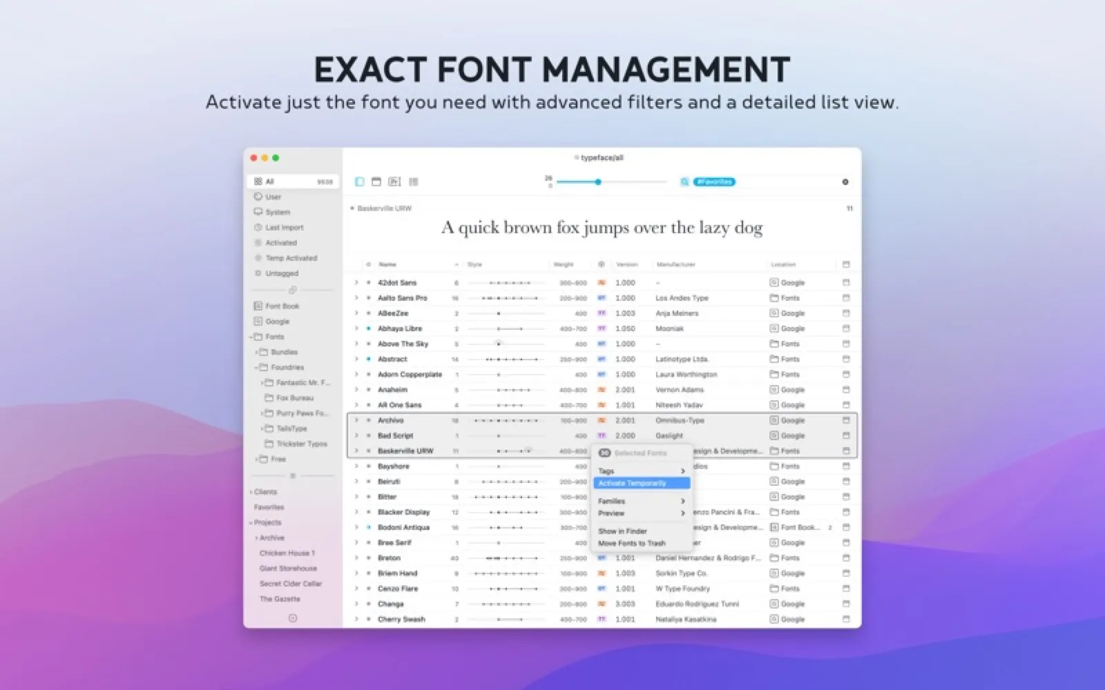 Typeface screenshot 3 of 4